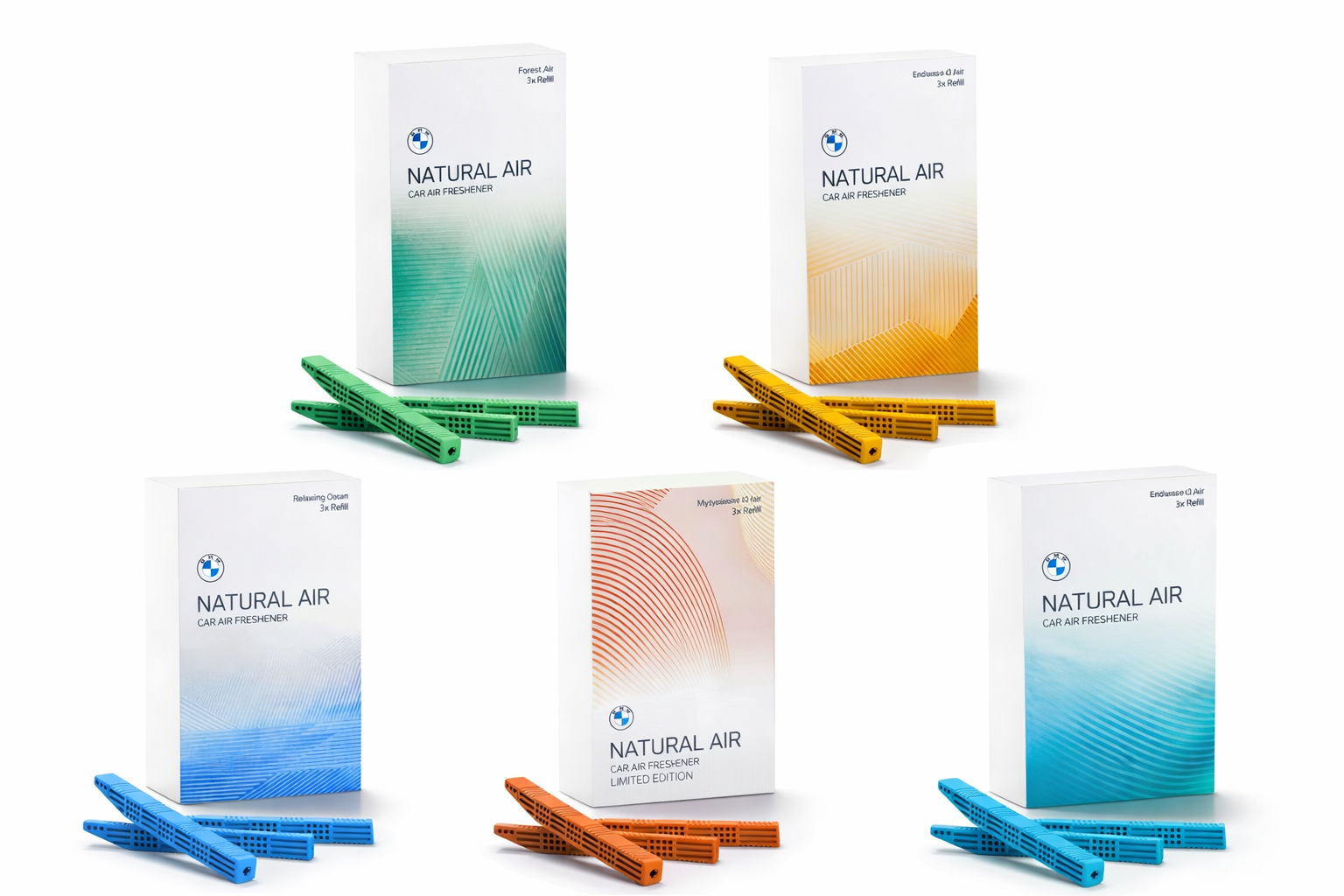 Rezerve odorizant BMW – set 3 capsule