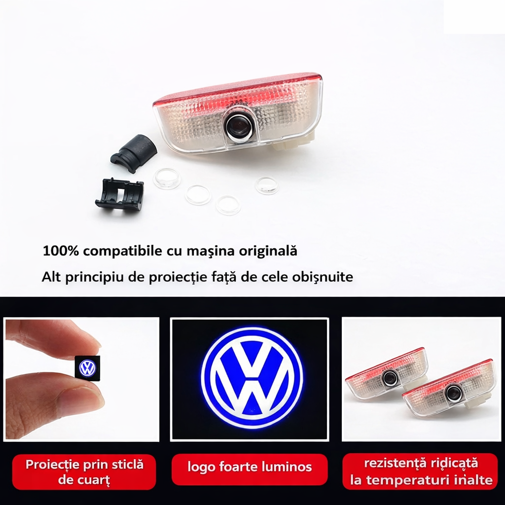 Proiectoare logo Volkswagen uși